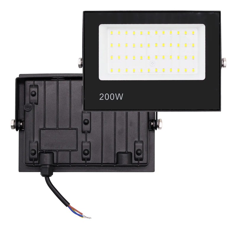 REFLETOR DE LED 200W BRANCO FRIO 6000K KOALES ULTRA THIN R.30136
