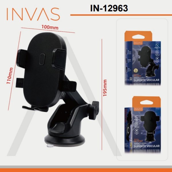 SUPORTE VEICULAR UNIVERSAL INVAS IN-12963 R.02725
