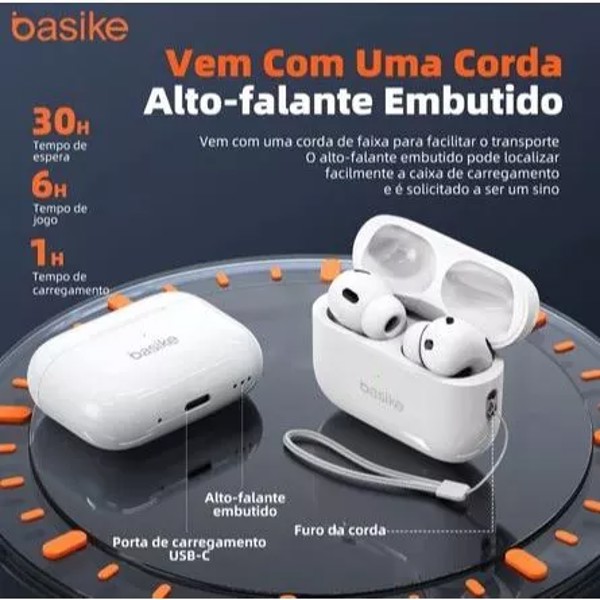 FONE DE OUVIDO BLUETOOTH BASIKE FON-12061 R.31411