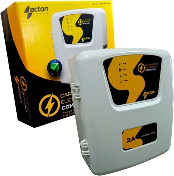 FONTE CHAVEADA 12V 2A FUNCAO NOBREAK COM 2 CANAIS RF E TIMER ACTON R.01527 - D