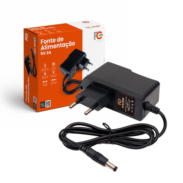 FONTE DE ALIMENTACAO CHAVEADA 5V 2A FC FC-0502EN R.29965-D