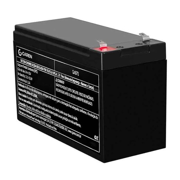 BATERIA SELADA CHUMBO 12V ALARME GAREN GAB71 R.00270