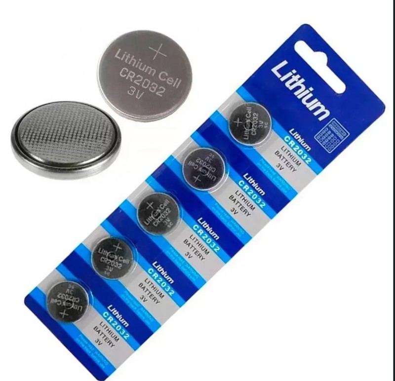 BATERIA LITHIUM CR2032 3V LITHIUM BATTERIES CARTELA 5 UNIDADES R.00288