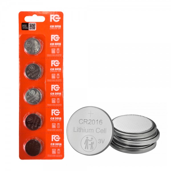 BATERIA LITHIUM CR2032 3V FC CARTELA 5 UNIDADES FC-BAT2032N R.30402