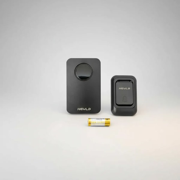 CAMPANHIA SEM FIO DOORBELL HEYLI HY-22 COM BATERIA PRETA 32 TOQUES R.00718