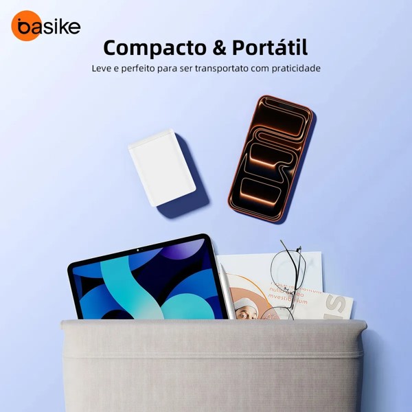 ESTAÇÃO DE CARREGAMENTO 5 PORTAS USB-A CARREGADOR TURBO 30W BASIKE BA-CAR269 R.00795