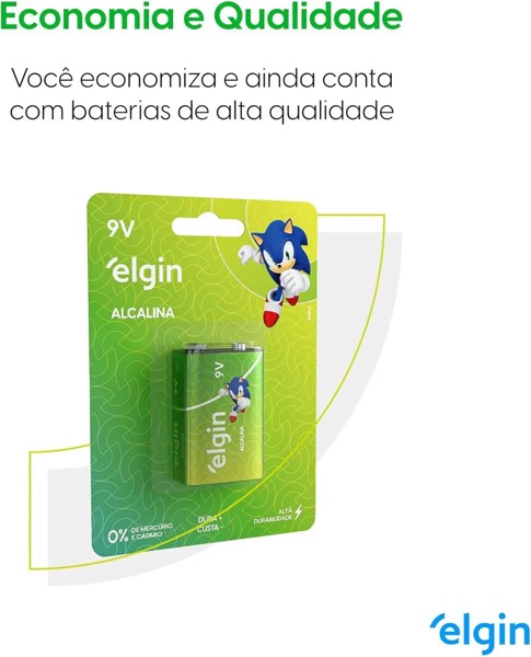 BATERIA ELGIN 9V ALCALINA R.0278