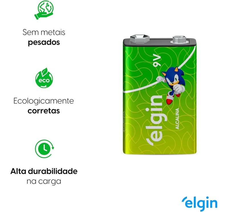 BATERIA ELGIN 9V ALCALINA R.0278