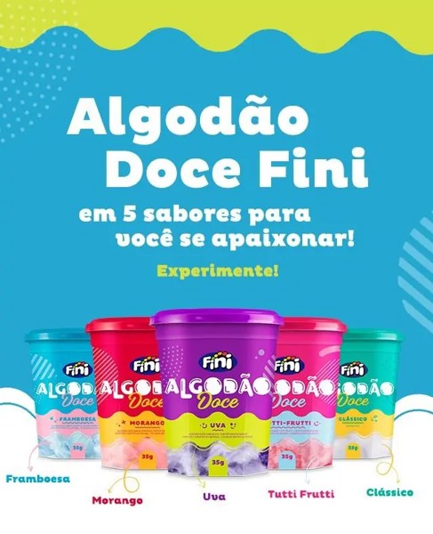ALGODÃO DOCE FINI POTE 35G FRAMBOESA R. R.31633