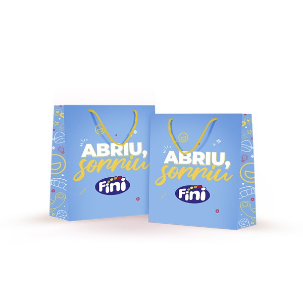 SACOLA DE PAPEL PRESENTEAVEL FINI TAMANHO P R. R.316356