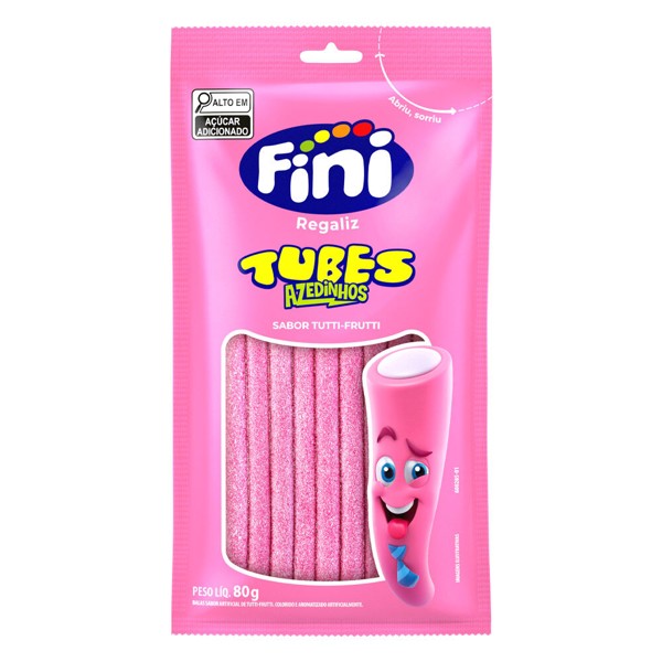 TUBES TUTTI FRUTI AZEDINHO FINI 80G R.31640