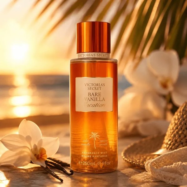BODY SPLASH VICTORIA'S SECRET BARE VANILLA VACATION 250ML ORIGINAL R.31650