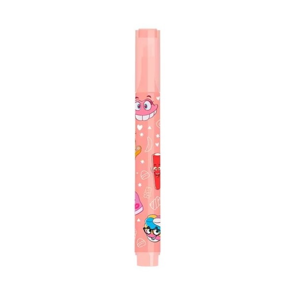 CANETA MARCA TEXTO COLORIDAS COM AROMA FINI LEOARTE R.31677