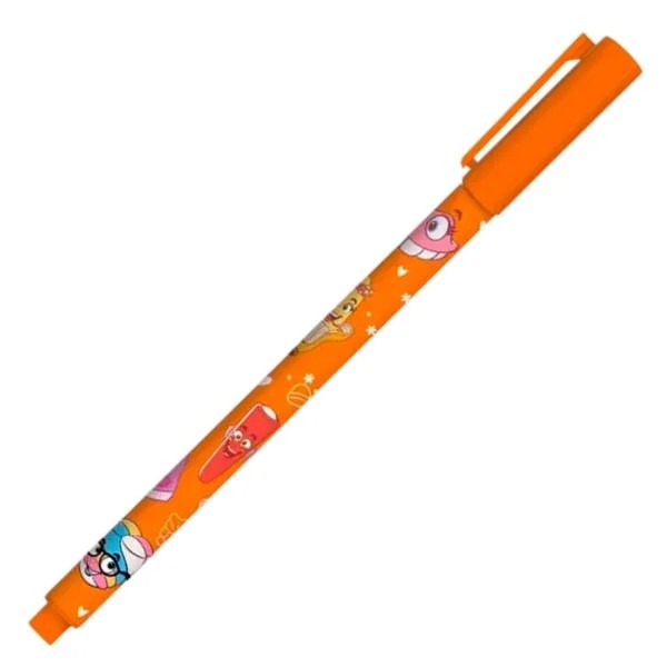 CANETA DE GEL ESTAMPADA FINI LEOARTE R.31678