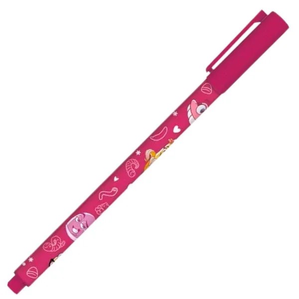 CANETA DE GEL ESTAMPADA FINI LEOARTE R.31678