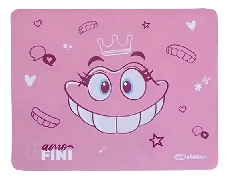 MOUSE PAD ESTAMPADO FINI LETRON ANTIDERRAPANTE EMBORRACHADO R.31680