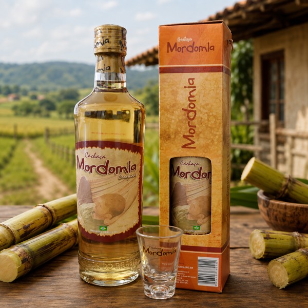 CACHAÇA MORDOMIA CEREJEIRA COM COPO 670ML R.31684