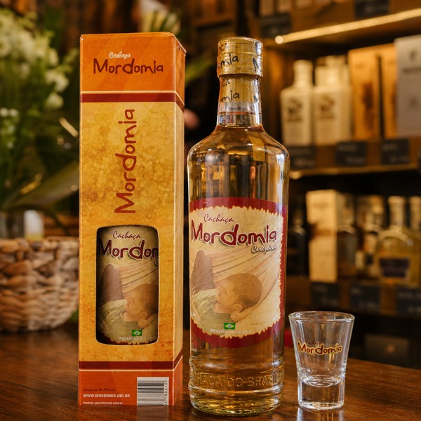 CACHAÇA MORDOMIA CEREJEIRA COM COPO 670ML R.31684