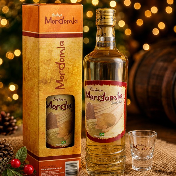 CACHAÇA MORDOMIA CEREJEIRA COM COPO 670ML R.31684