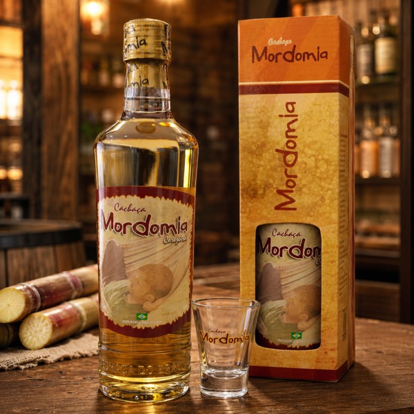 CACHAÇA MORDOMIA CEREJEIRA COM COPO 670ML R.31684