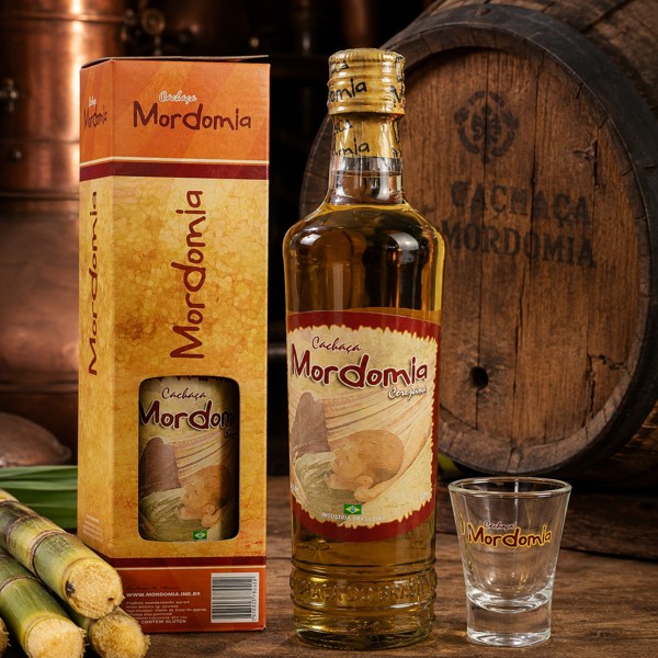 CACHAÇA MORDOMIA CEREJEIRA COM COPO 670ML R.31684