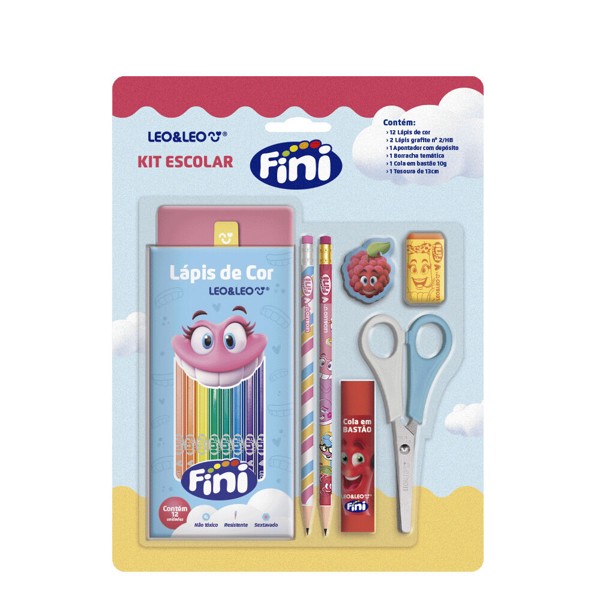 KIT ESCOLAR FINI LEOARTE 18 PEÇAS R.31692