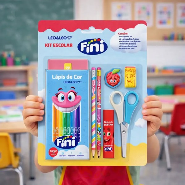 KIT ESCOLAR FINI LEOARTE 18 PEÇAS R.31692