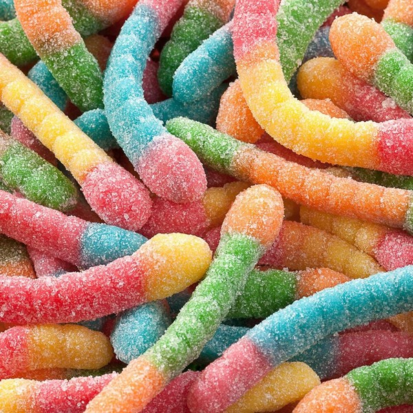BALA DE GELATINA MINHOCAS AZEDINHAS SOTIDAS FINI 500G R.31699