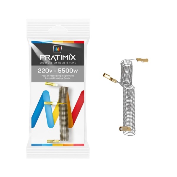 RESISTENCIA P/ CHUVEIRO E TORN LORENZETTI 3T 220V 5500W - PRATIMIX