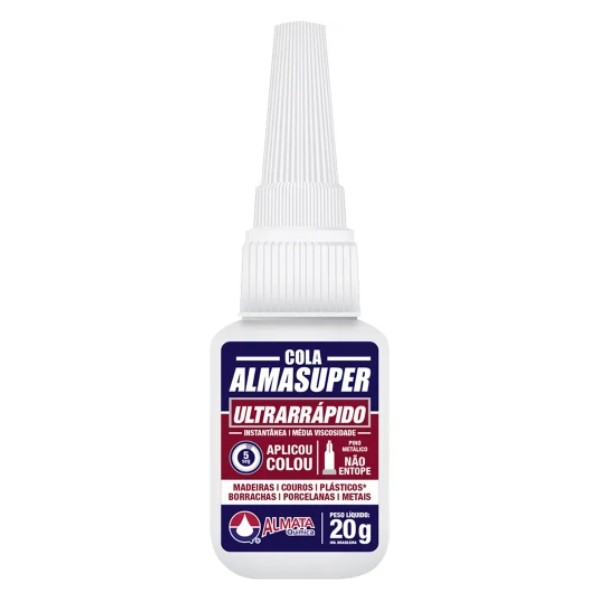COLA INSTANTANEA ALMASUPER MEDIA VISCOSIDADE - 20G