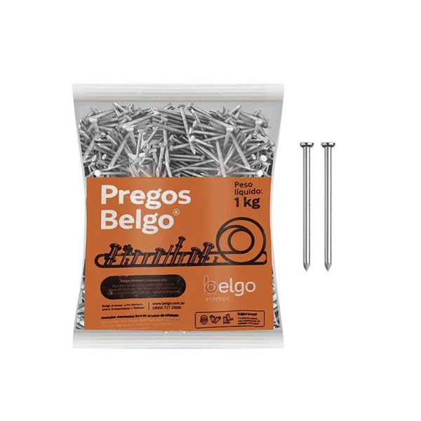 PREGO C/ CABECA BELGO 1.1/2X13 (15X18) 1KG 
