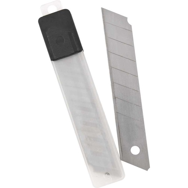 LAMINA P/ ESTILETE NOVE54 9MM COM 10 UN