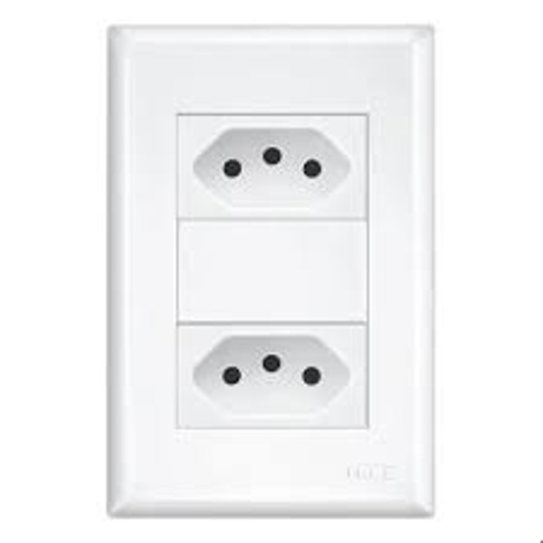 EVIDENCE TOMADA DUPLA DISTANCIADA FAME 2P + T 20A/250V