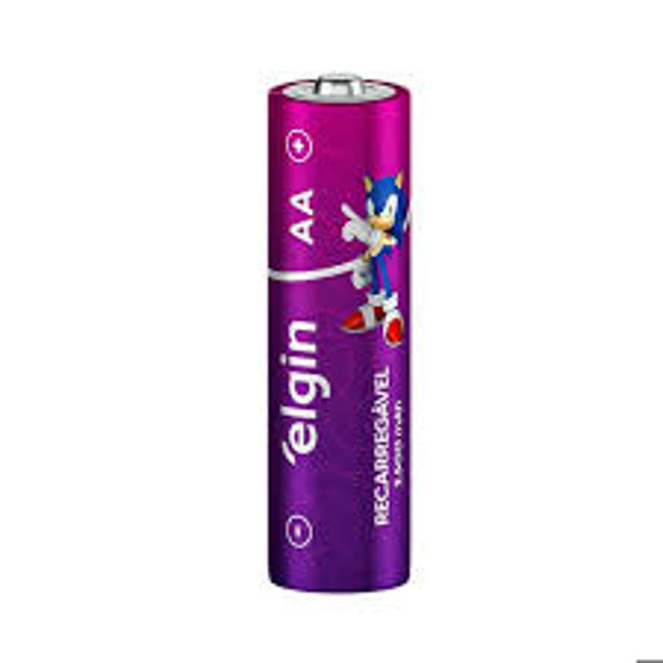 PILHA RECARREGAVEL ELGIN AA 2.500MAH
