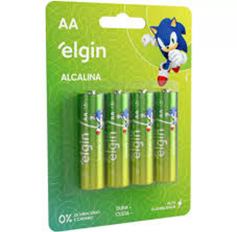 PILHA ELGIN ALCALINA AA C/ 4
