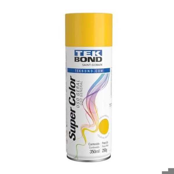 TEK BOND TINTA SPRAY AMARELO 350ML