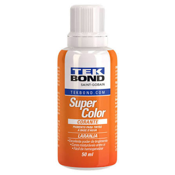 BISNAGA TEKBOND 50ML LARANJA