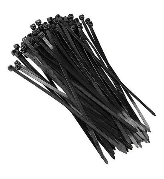 ABRACADEIRA DE NYLON FERTAK PRETA 3,6MMX 250MM