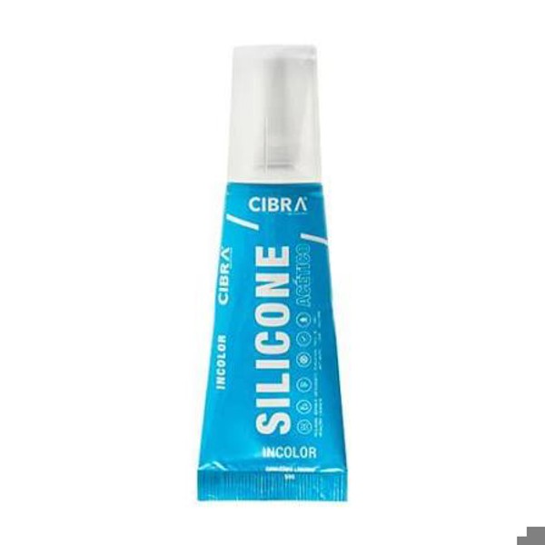 SILICONE ACETICO INCOLOR CIBRA  50G