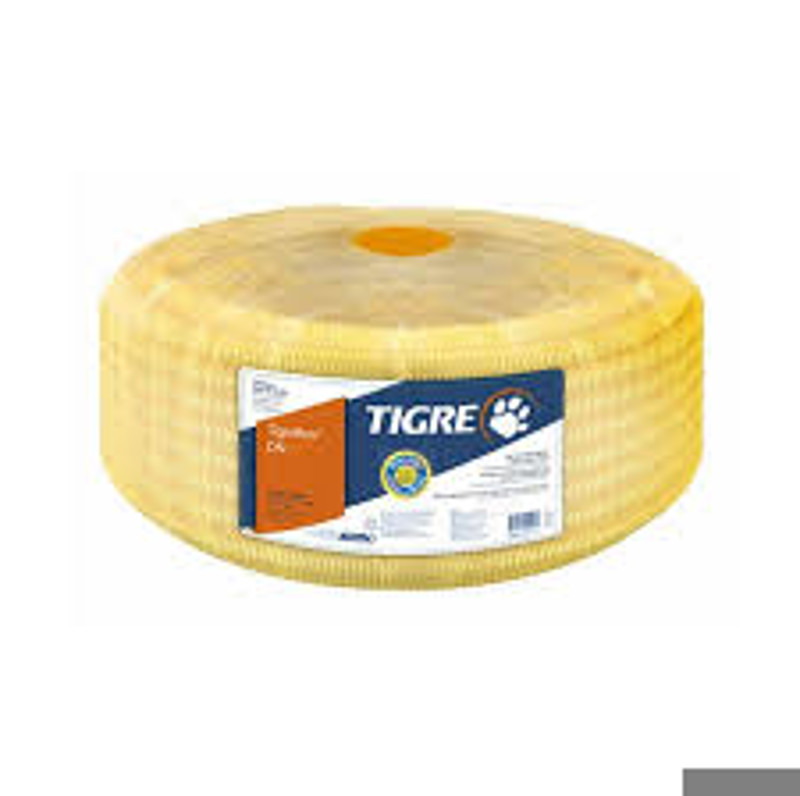MANGUEIRA CORRUGADA 3/4 AMARELA PC 50MT - TIGRE