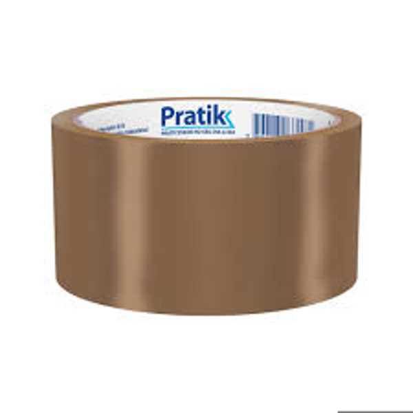 FITA AUTO ADESIVA PRATIK MARROM 48MMX45M