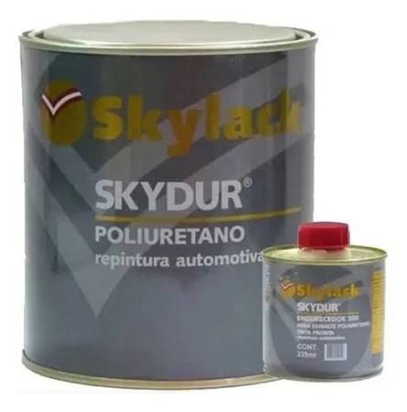 TINTA PU + ENDURECEDOR BRANCO DIAMANTE AUTO SKYLACK 900ML