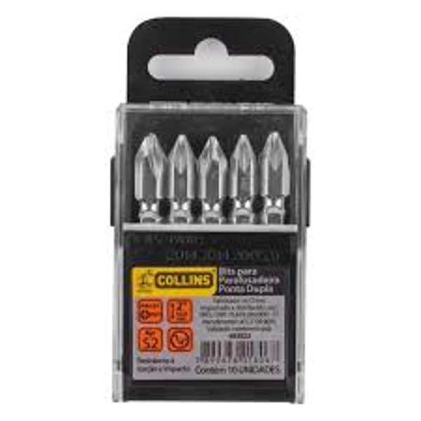 BITS PHILLIPS PONTA DUPLA COLLINS 2" PH2-  50,8MM