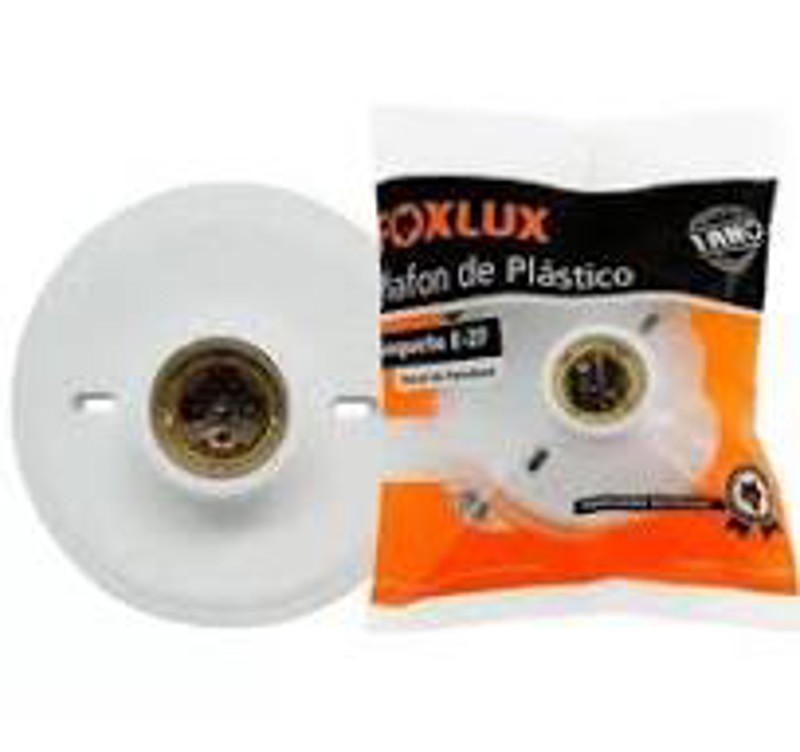 PLAFON FOXLUX BRANCO E27