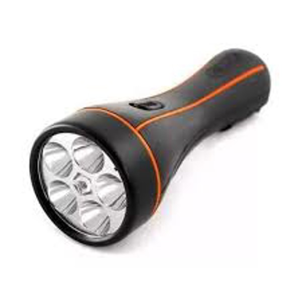LANTERNA FOXLUX 11 LED'S RECARREGAVEL BIV PRETA 