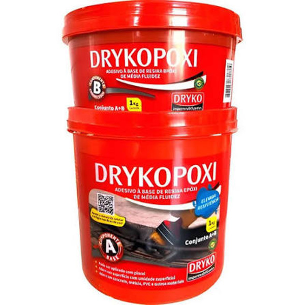 COMPOND EPOX DRYKO FERRO E CONCRETO 1KG