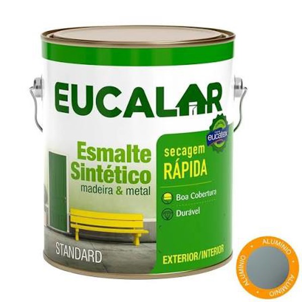 ESMALTE SINTETICO EUCALAR BRANCO BRILHANTE 3,6L