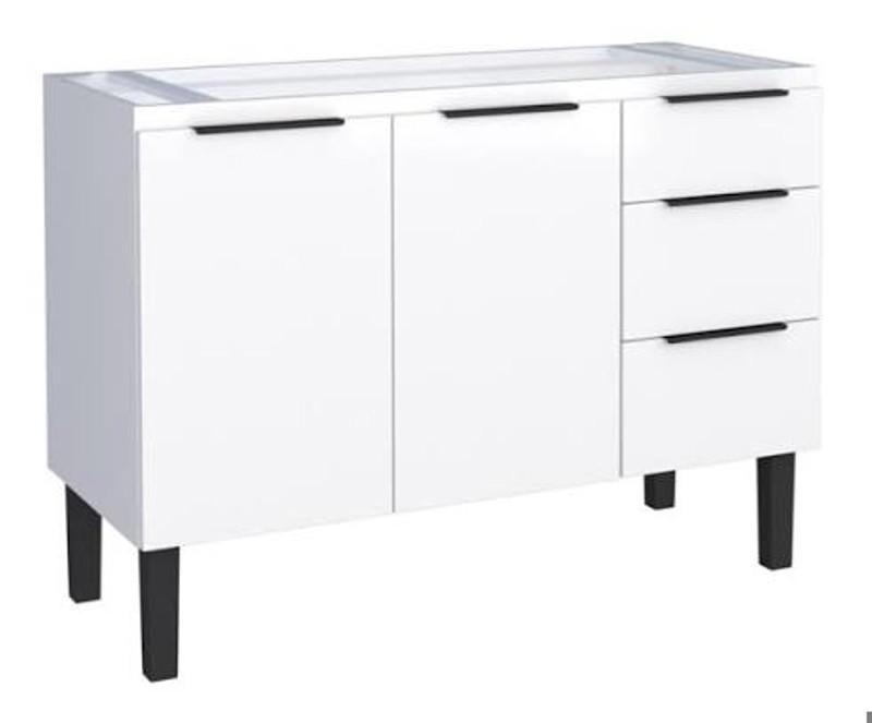 GABINETE DE COZINHA ACO ATENA BRANCO  COZIMAX - P/ PIA DE  1,20M