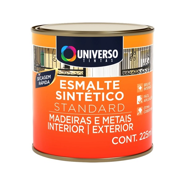 ESMALTE SINTETICO UNIVERSO 225ML PLATINA