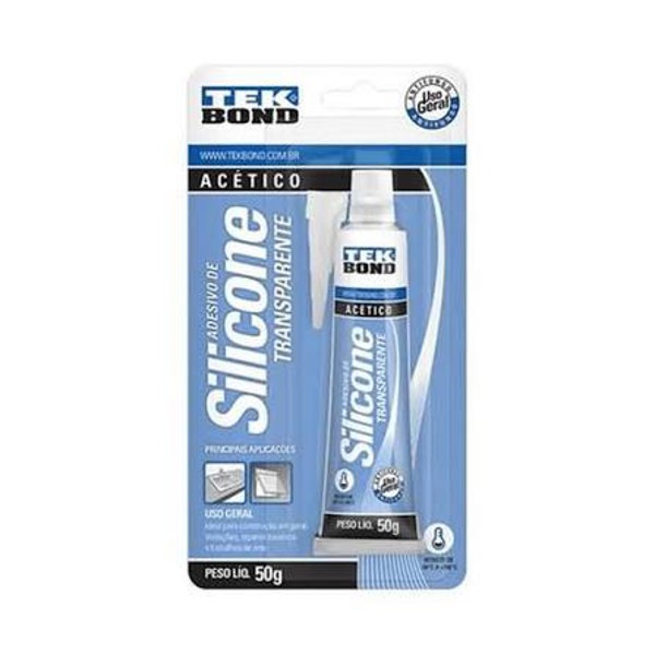 SILICONE ACETICO TRANSPARENTE TEKBOND 50G